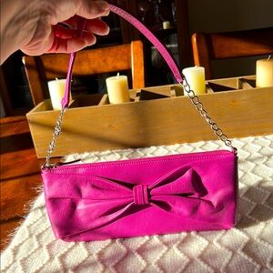 Vintage Barneys New York Pink Leather Purse